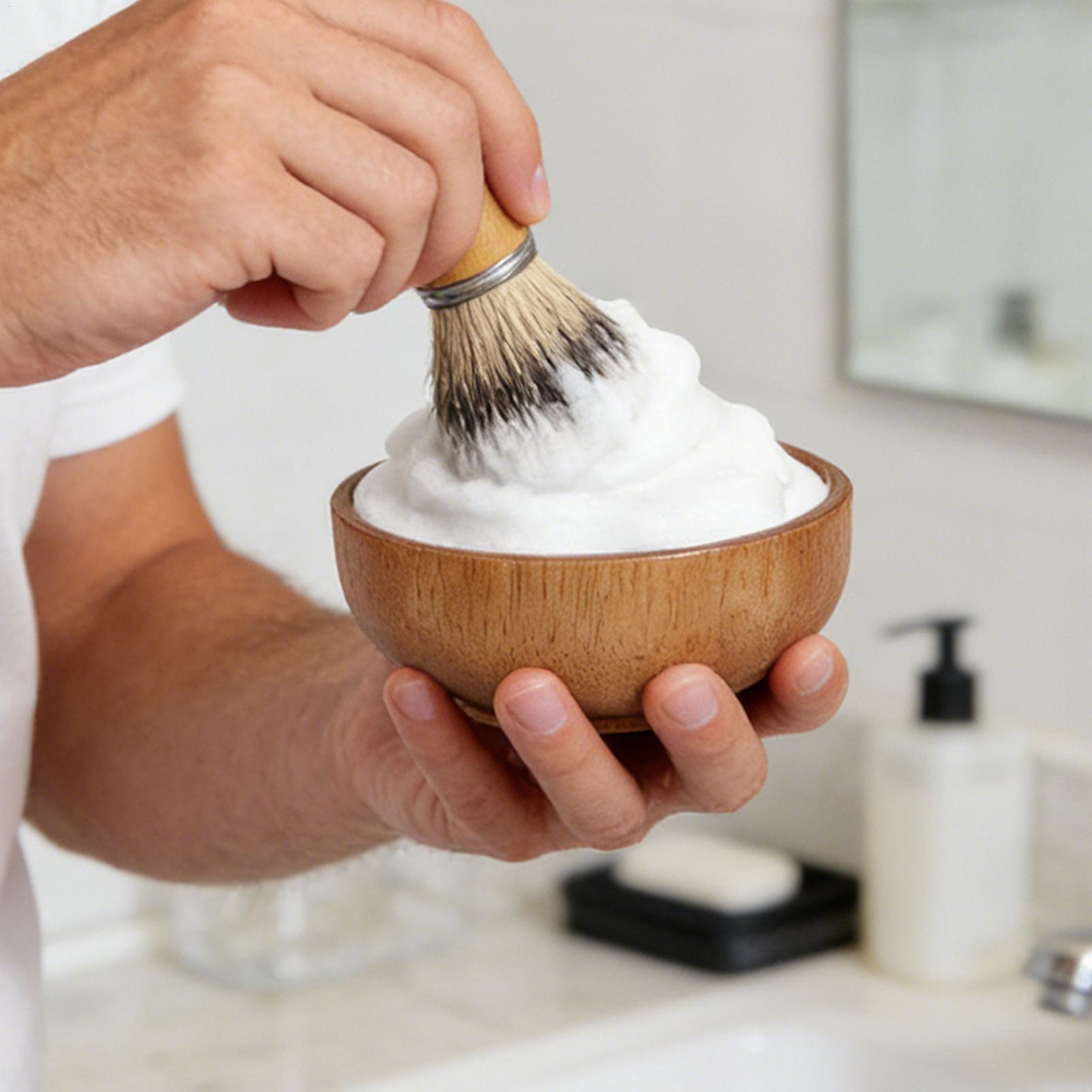 Wooden Shaving Bowl with Lid L - Men'S Grooming Accessories Kit review and price