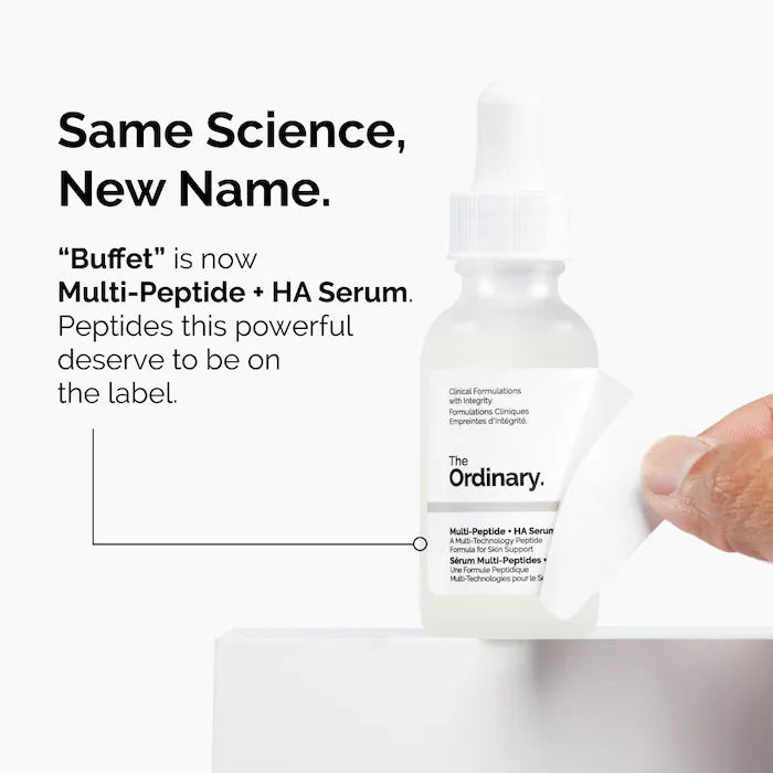 Multi-Peptide + HA Serum 30ml  - The Ordinary Serum Hyaluronic Acid review and price