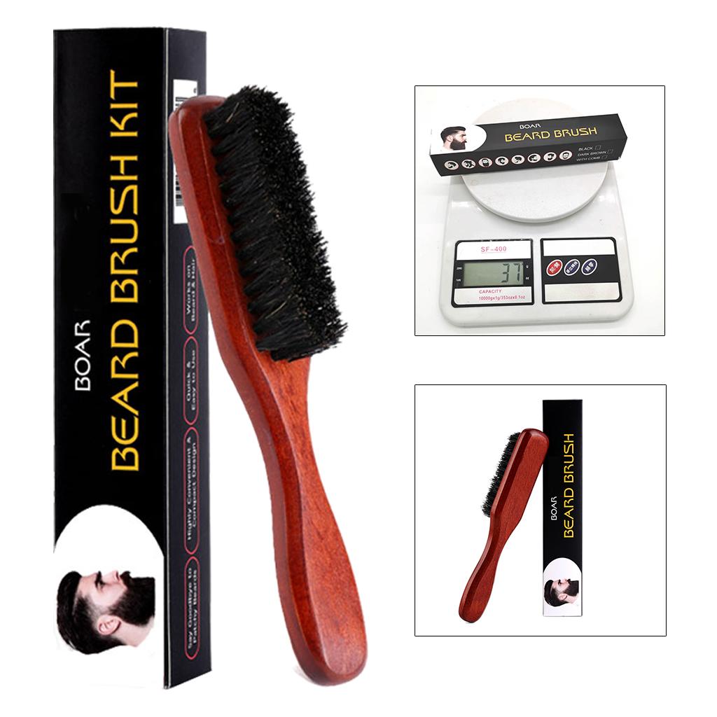 Wooden Handle Beard Brush for  - Men'S Grooming Accessories Kit review and price