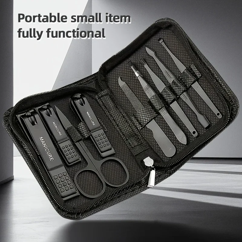 9 Piece in 1 Manicure Set Pedi - Men'S Grooming Essentials review and price