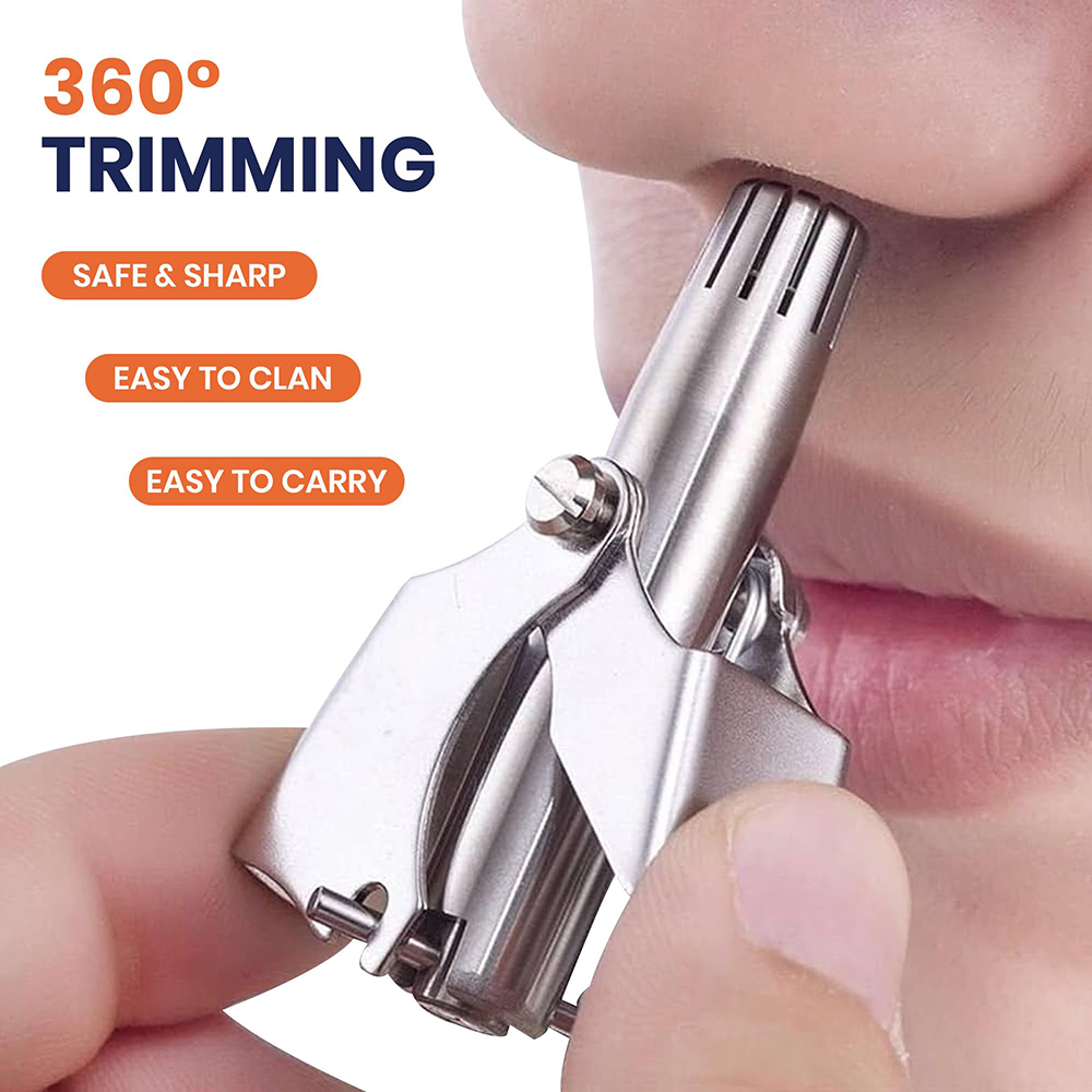 Portable Stainless Steel Manua - Men'S Grooming Ear Hair review and price